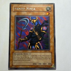 RARE YUGIOH "ARMED NINJA"  LOB-106